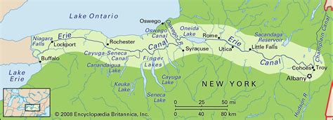 Erie Canal Map